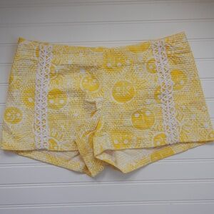 Lilly Pulitzer Liza Short in Sunglow Yellow Kissed by the Sun